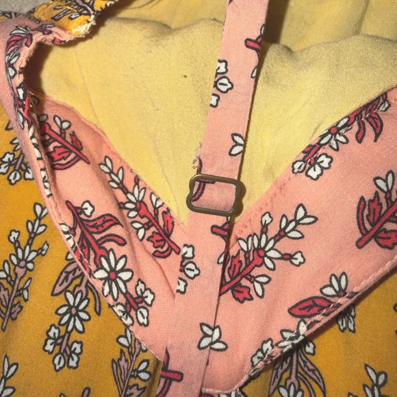 Knox Rose Floral Dress XS Red Boho ALine Tiered Midi Sweetheart Layer Sleeveless - Picture 4 of 13